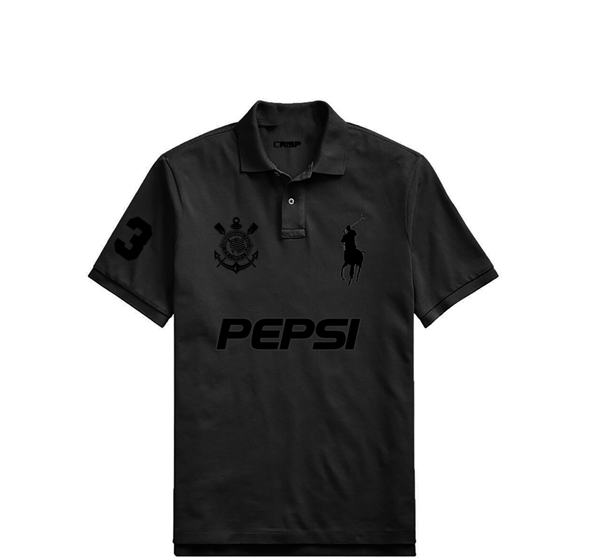 Black Corinthians Polo