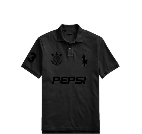 Black Corinthians Polo