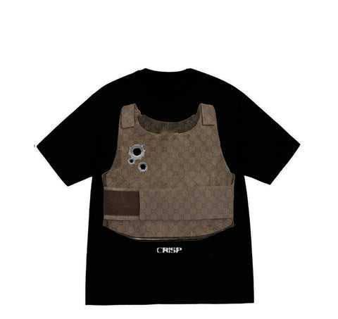 black GG bulletproof tee