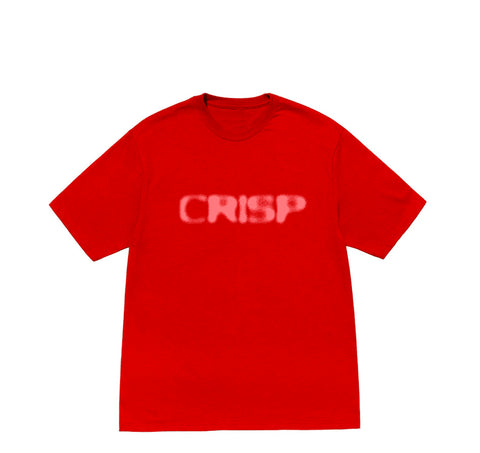 RED CRISP LOGO TEE